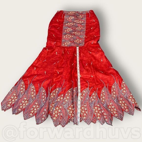 Hand Made Custom Embroidered Lehenga Choli Mermaid Style Bridal Dress | See Meas - Picture 12 of 16